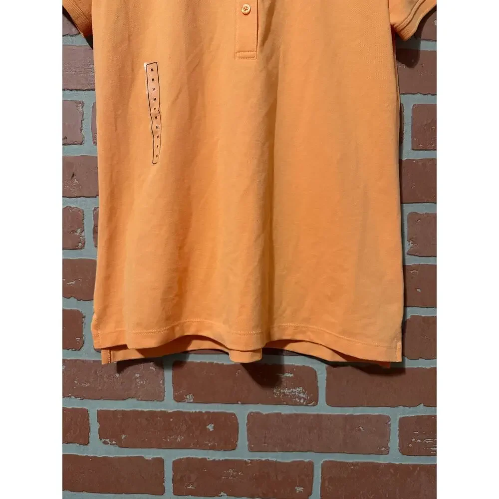 NWT/NWOT Walter Hagen Women's Clubhouse Orange Short Sleeve Classic Polo - Picture 7 of 10